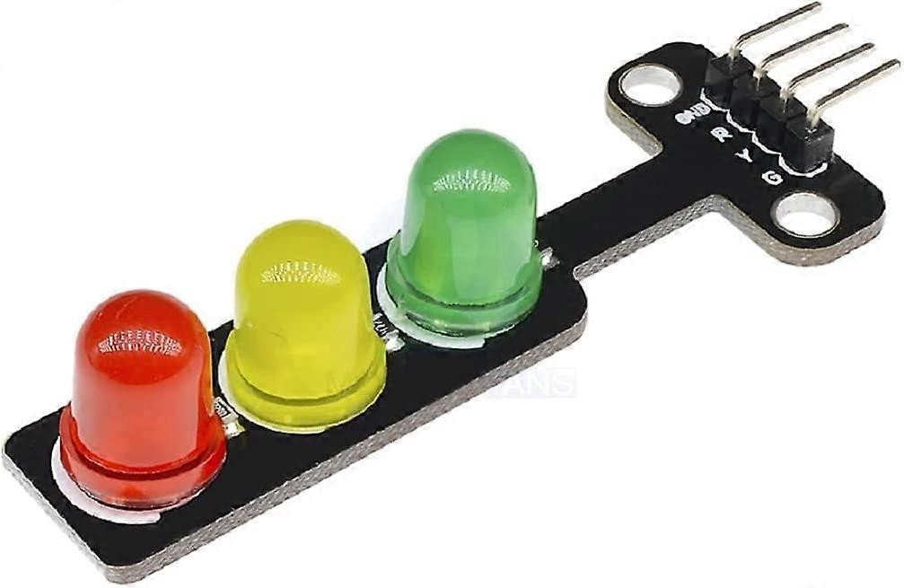4 Pcs Mini 5V Traffic Light Led Display Module For Arduino Red Yellow ...