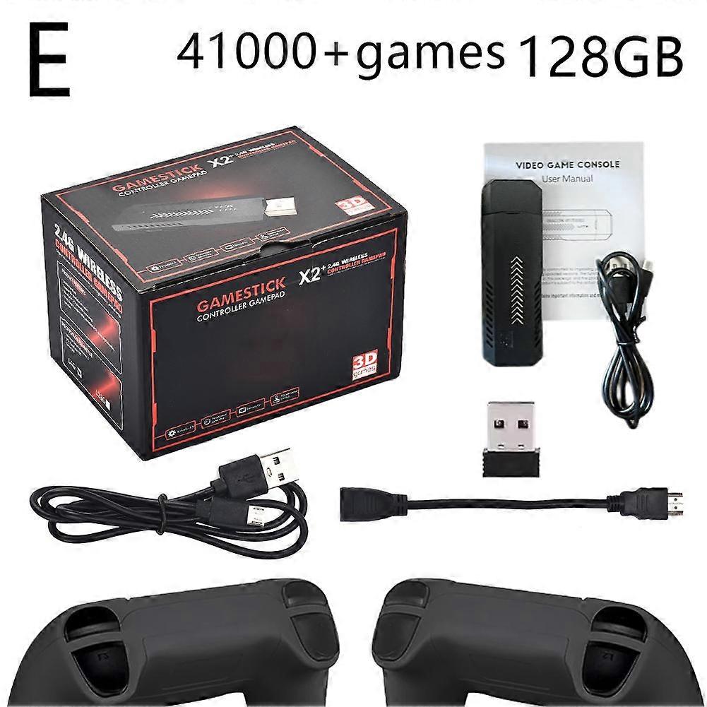 X2 Plus 4K Game Stick HD Video Game Console 256G Built-in 58000 3D Games
