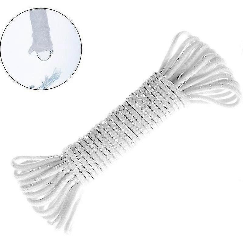 Self Watering Capillary Wick Cord, Diy Hydroponic Wick, Self Watering Planter Pot, Automatic Water System Device 4mm*10m White