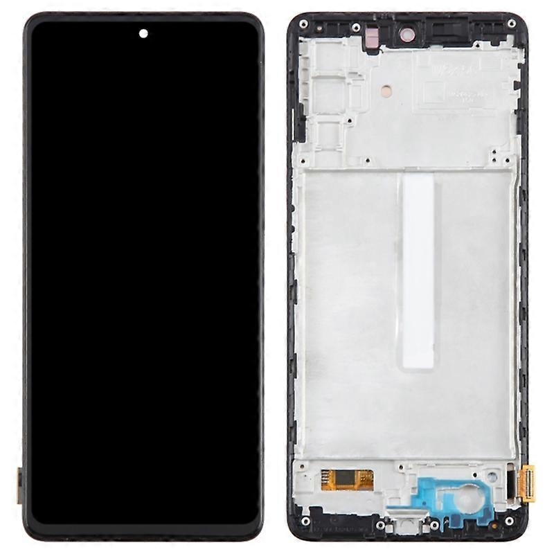 For Samsung Galaxy M52 5G M526B 6.7-inch Grade C OLED Screen and Digitizer Assembly + Frame Part (Wi