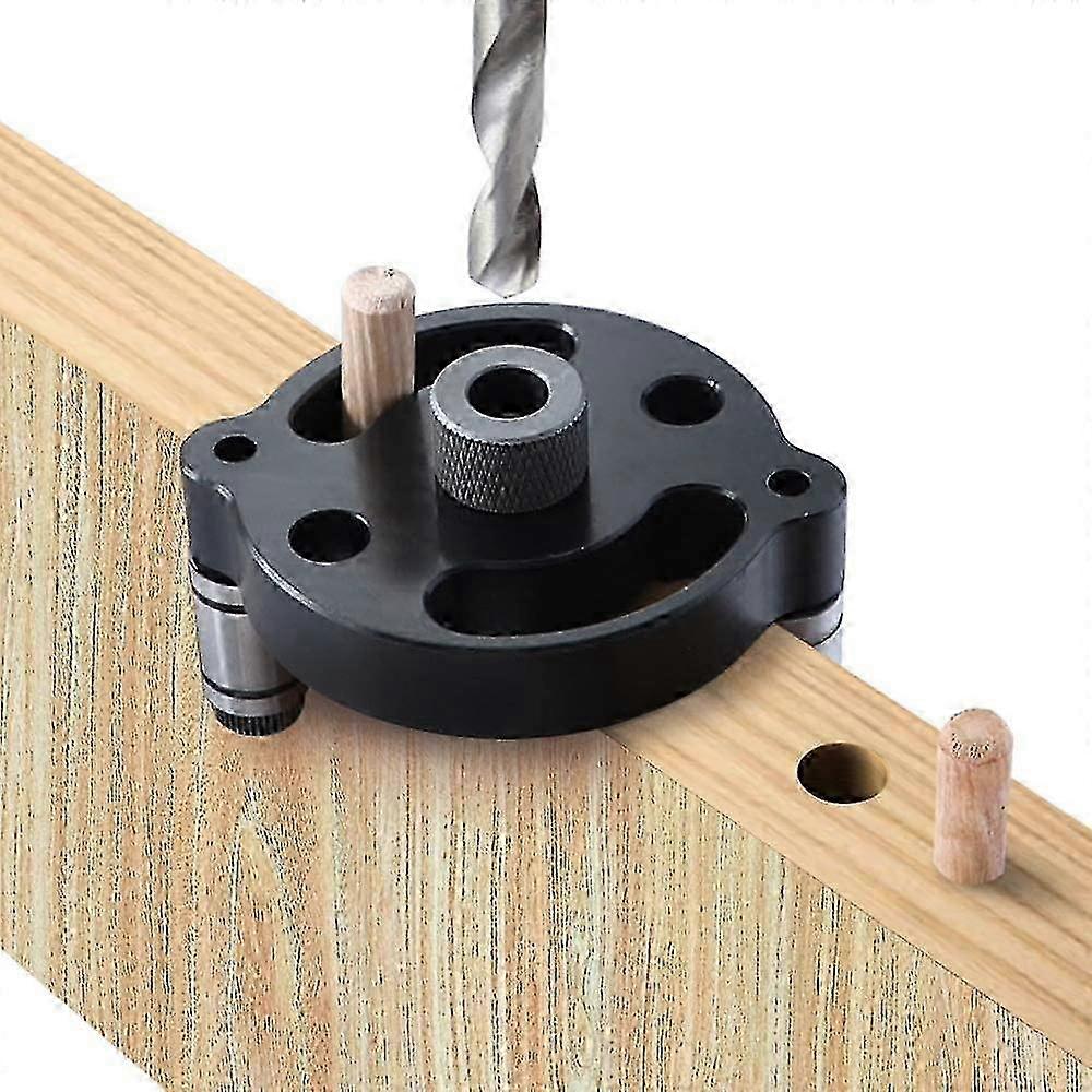Vertical Self Centering Dowel Jig Kit,dowel Drill Guide,2.75" Aluminum Alloy 3-hole Drill Bit Guide-Good quality