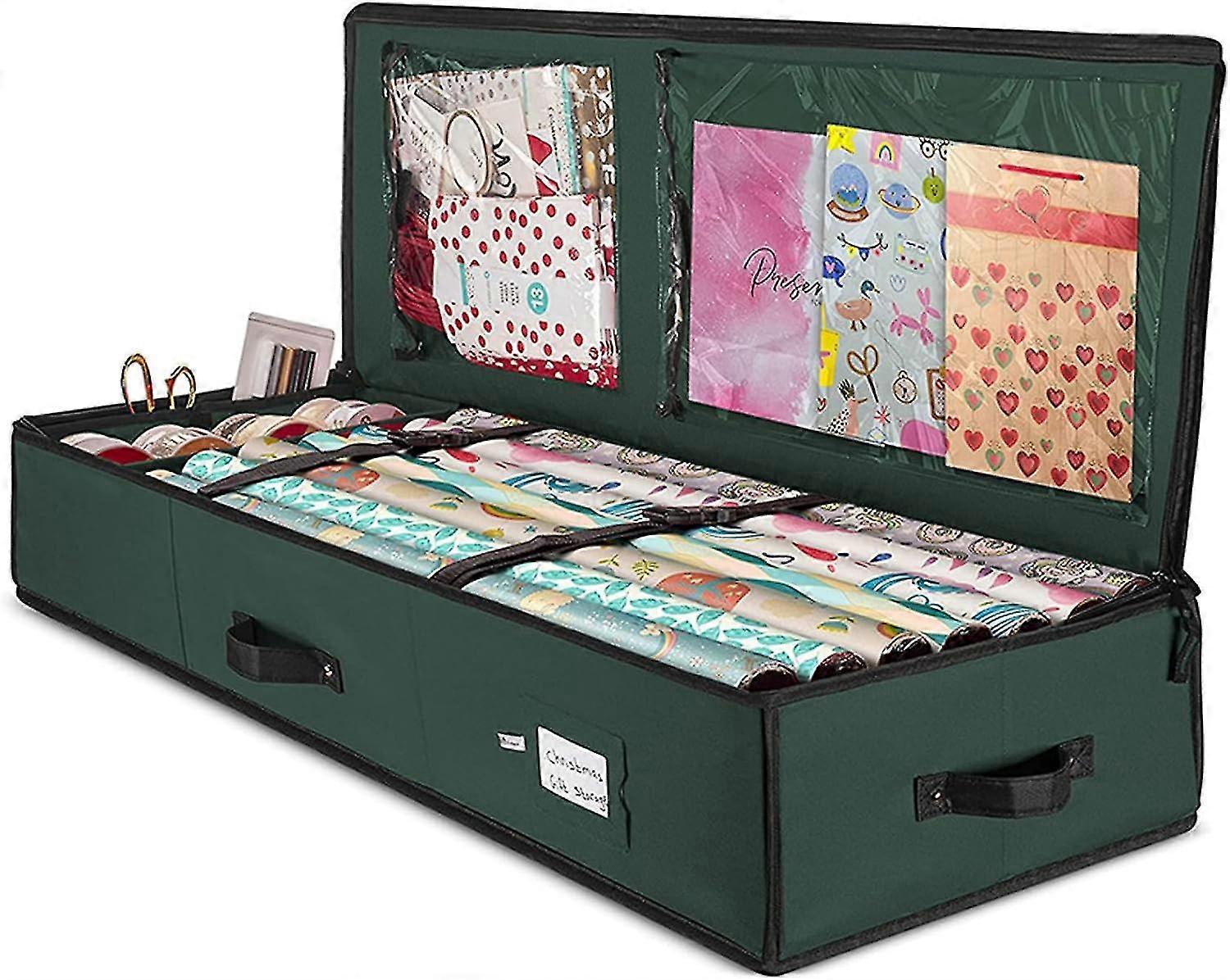 Wrap Stora Bag With Interior Pockets Fits Upto 24 Rolls, Underbed Stora