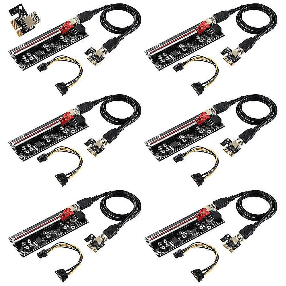 PCIE Riser 1X to 16X Graphic Extension for GPU Mining Powered Riser Adapter Card - GPU Riser Card (
