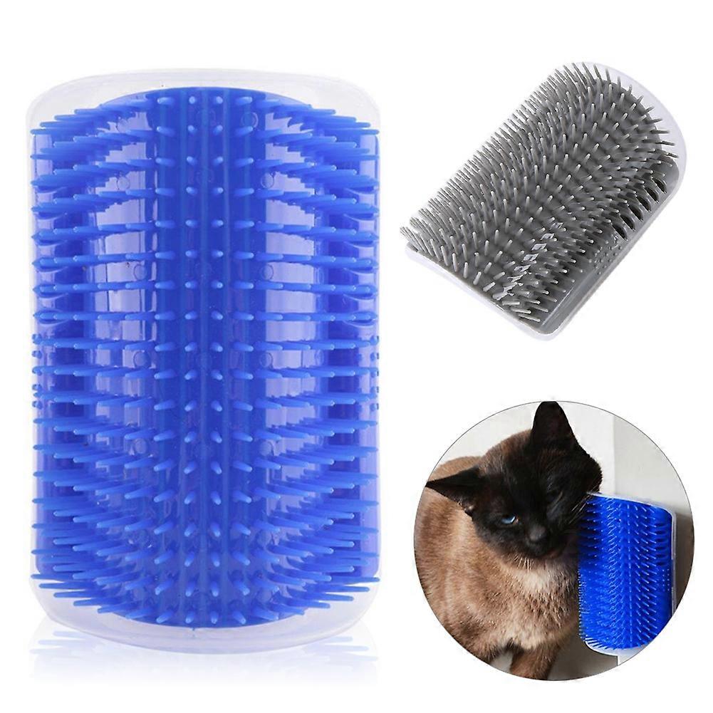 Cats Brush Corner Cat Toys with Catnip Cat Massage Self Groomer Comb rub Brush