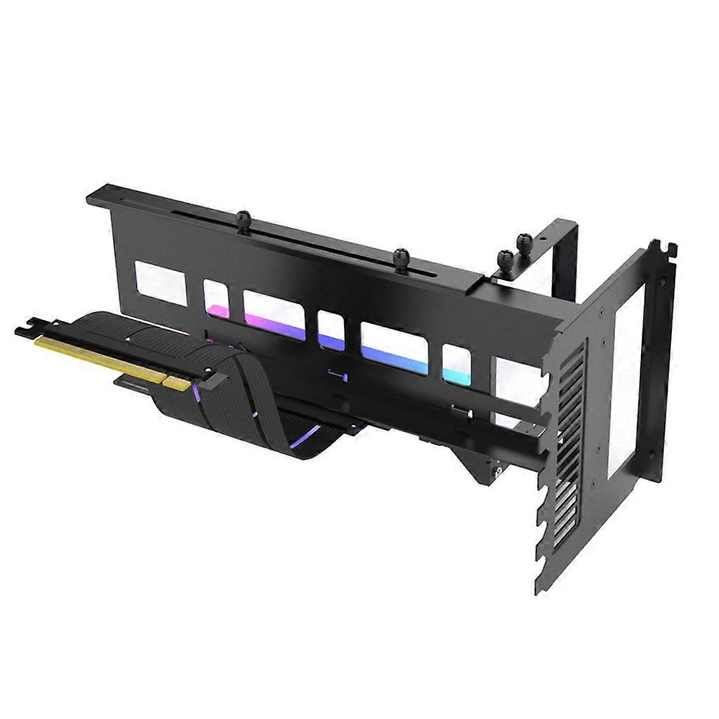 PCIE 4.0 x16 Universal Vertical GPU Holder Kit PC Case Graphics Card Bracket