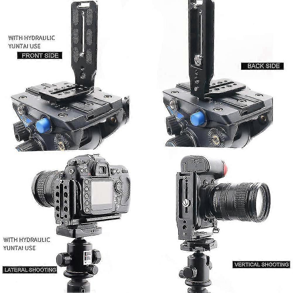 Dslr Camera L Bracket With 1/4 Inch Screw Arca Swiss For Dslr Camera