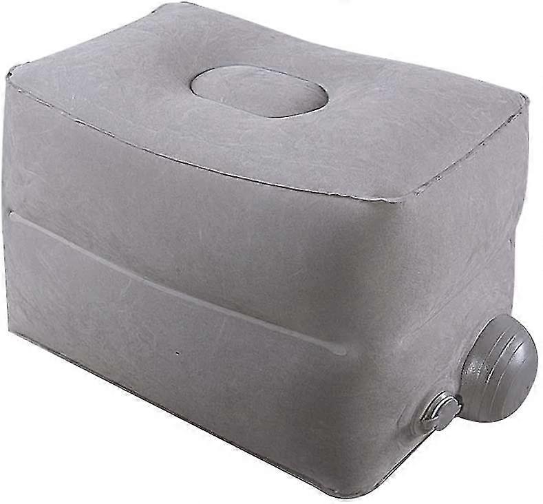 Inflatable Travel Foot Rest Cushion Portable Pillow Multi Purpose Accessory