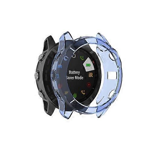 For Garmin Fenix 6X / 6X Pro Smart Watch Half Coverage TPU Protective Case