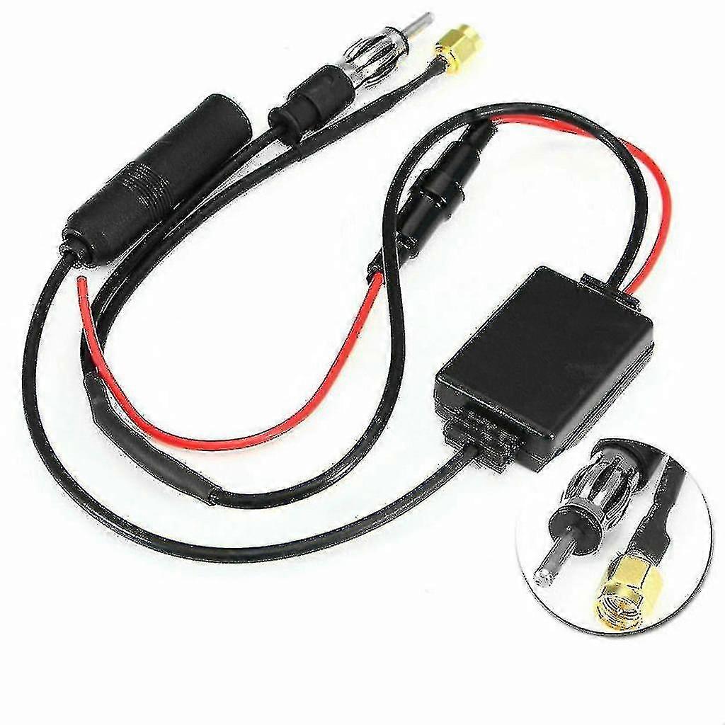 Universal Dab Fm Am Auto Antenne Splitter Adapter Kabel Digital Radio Amplifier
