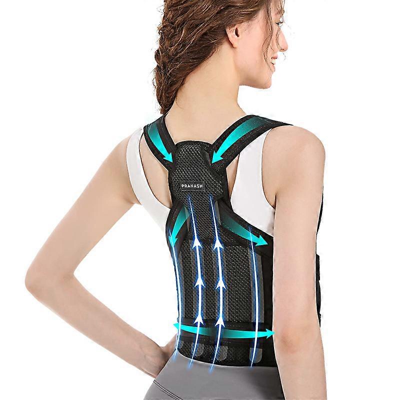 Back Support Posture Correction Strap Adjustable Back Support Reliever Improves Posture Shoulder Pain Relief