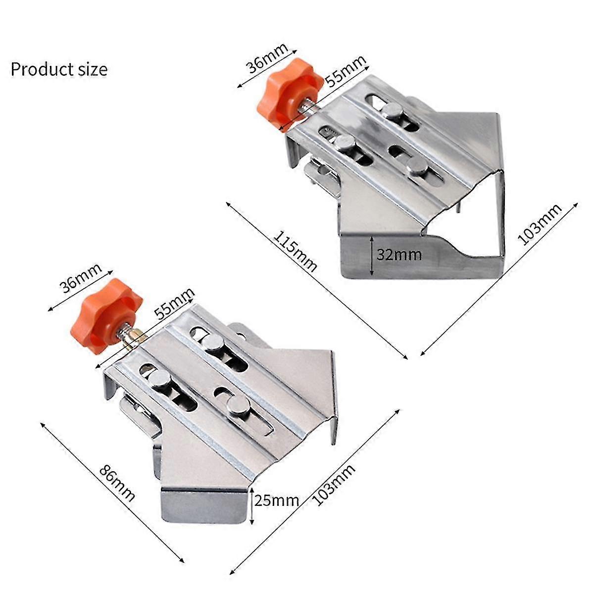Close Type Right Angle Clamp Woodworking Right Angle Splicing Quick Clamp Locator Engineering Woodworking DIY