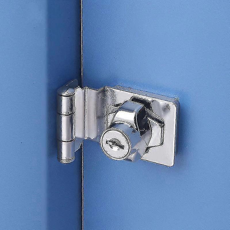 Kkfing Punch-free With Lock Drawer Locks Letter Box Locker Double Door Cabinet Lock Office Cabinet Security Combination Lock