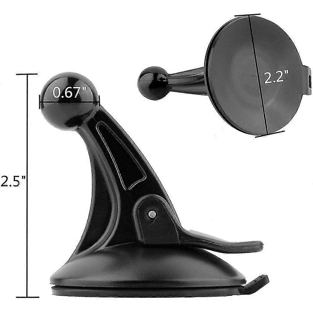 2pcs Gps Windshield Mount Holder Navigator Suction Cup Holder