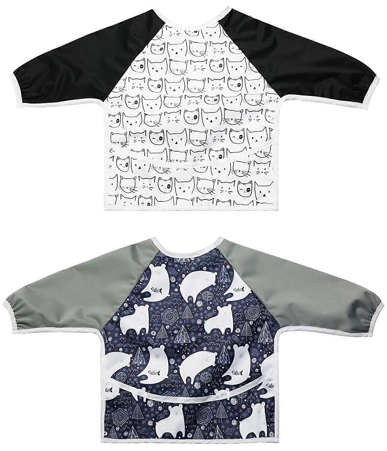 Pack Long Sleeved Bib Waterproof Bibs