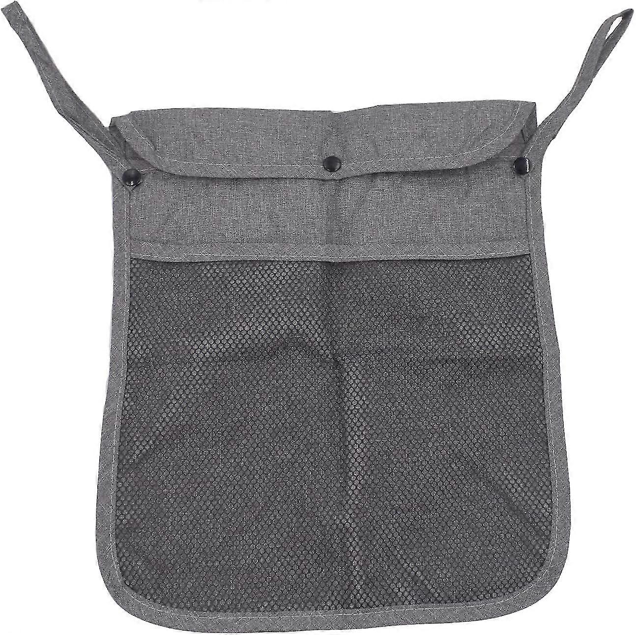 Baby Stroller Organizer Pocket-for bottles Nappy Baby Cloth Diaper Storage Secure Straps Detachable Webbing Easily Crab Strollers with Two Storage Poc