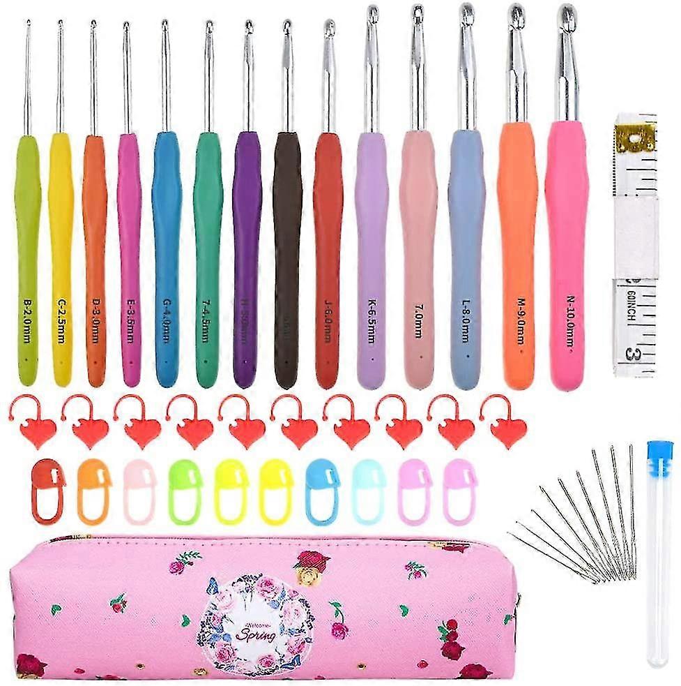 40pcs Crochet Hooks Set