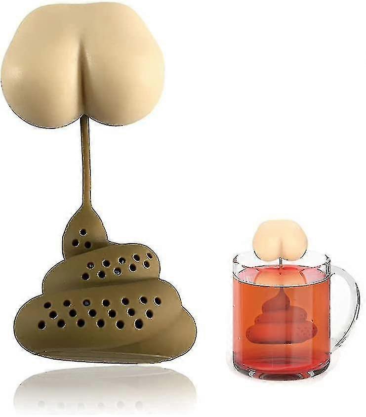 Tea Infuser,funny Filter Diffuser Loose Tea Silicone Strainer For Different Mugs And Leaves