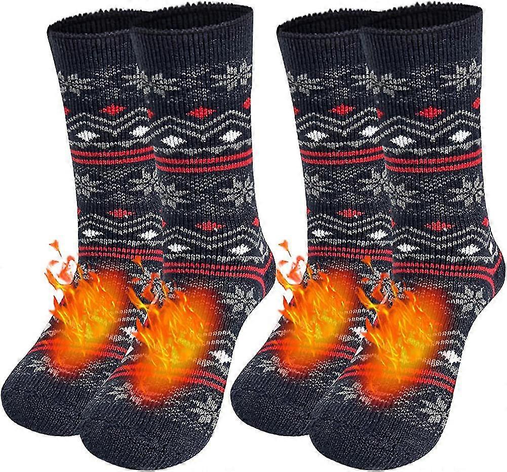 Thermal Socks For Heilwiy Men Thick Heated Socks Winter Cold Weather Warm Socks Gift