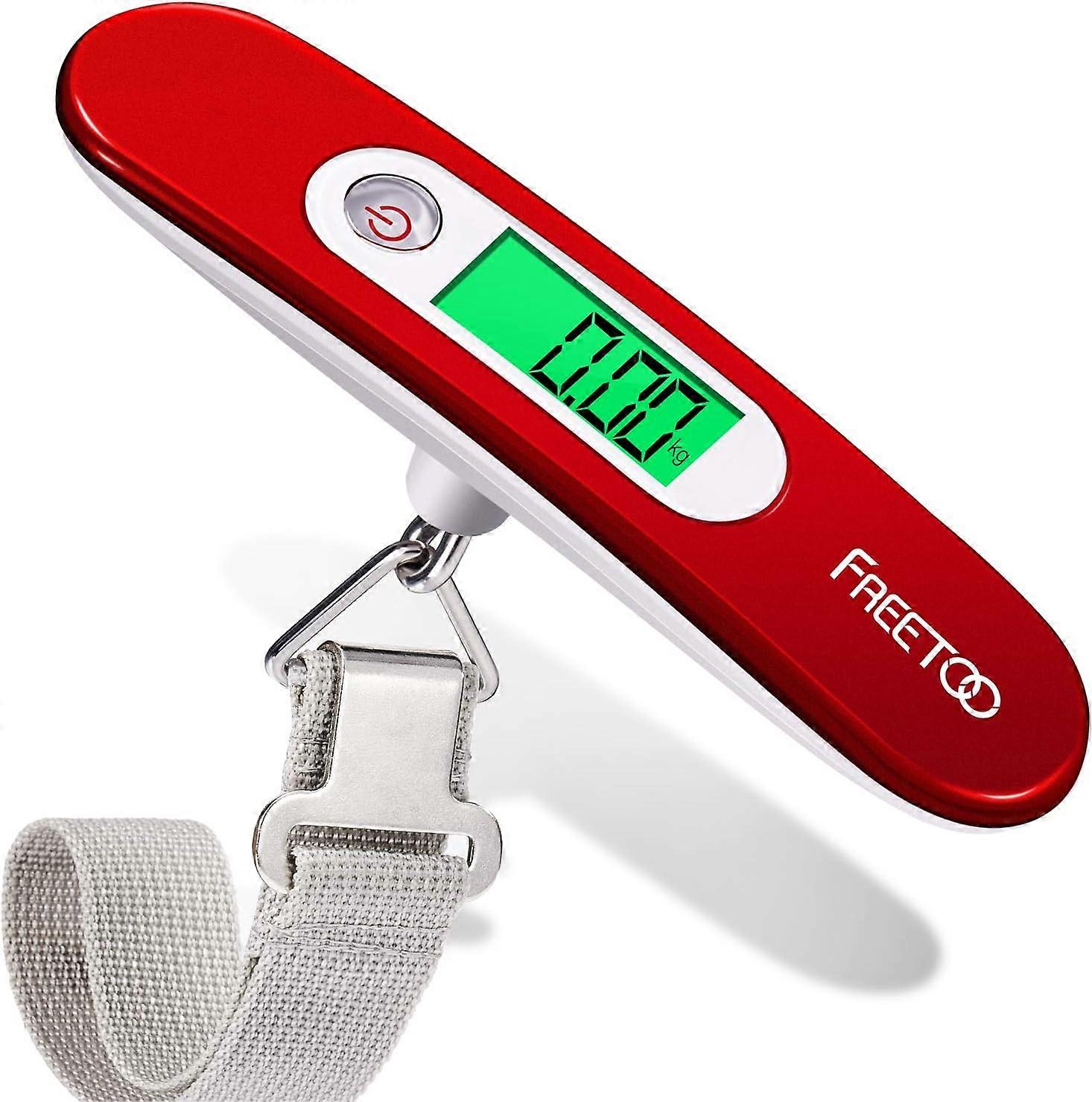 Luggage scales Digital luggage scales Portable hanging scales LCD display with backlight Tare function practical for travel / family life up to 50KG