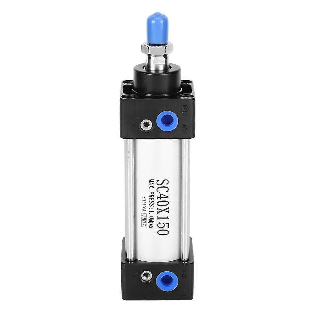 Vérin pneumatique double effet SC40, composants standard en alliage d'aluminium SC40 x 150