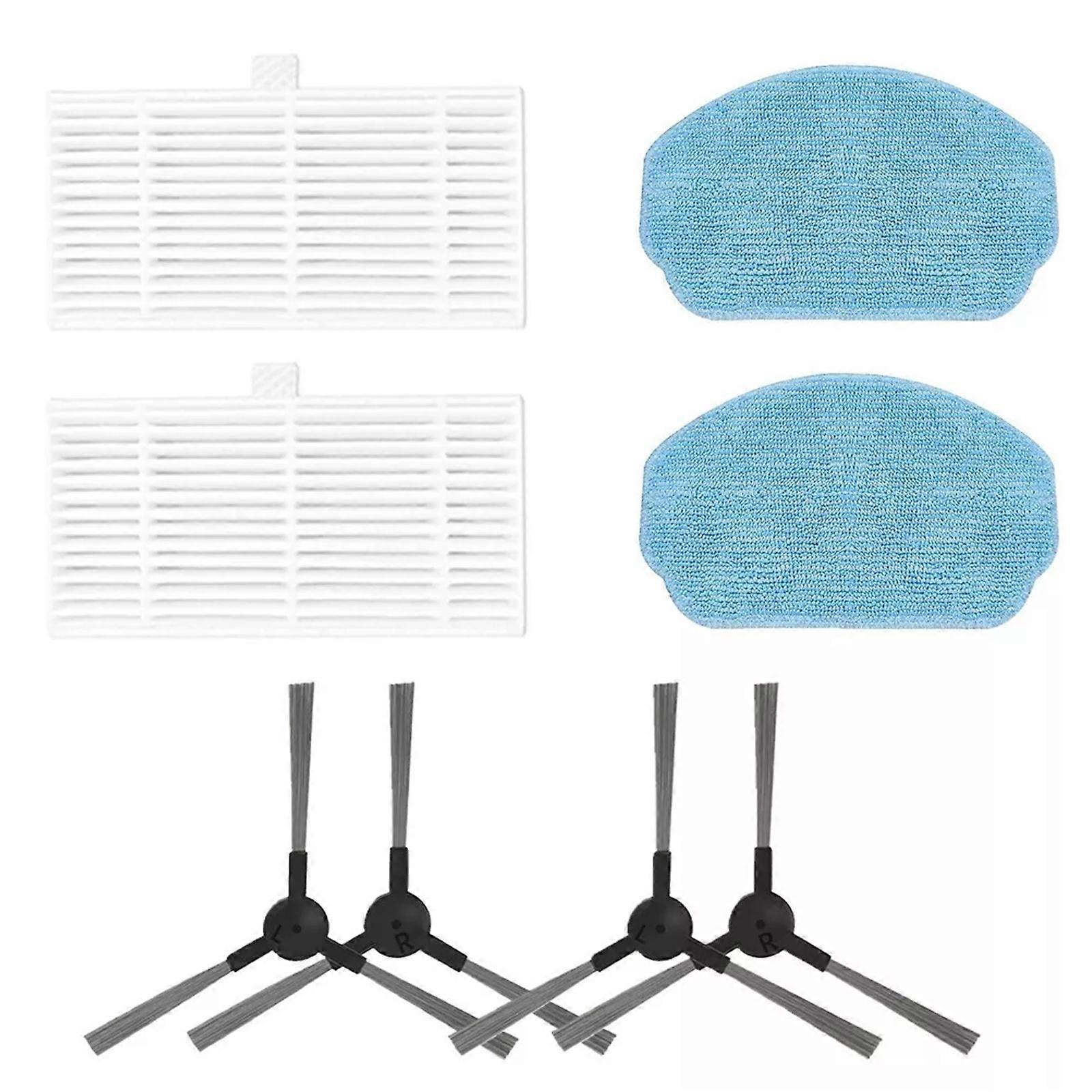 "MAMNV BR150/BR151 Robot Vacuum Replacement Kit: High-Efficiency Filters, Mop Pads, Side Brushes"