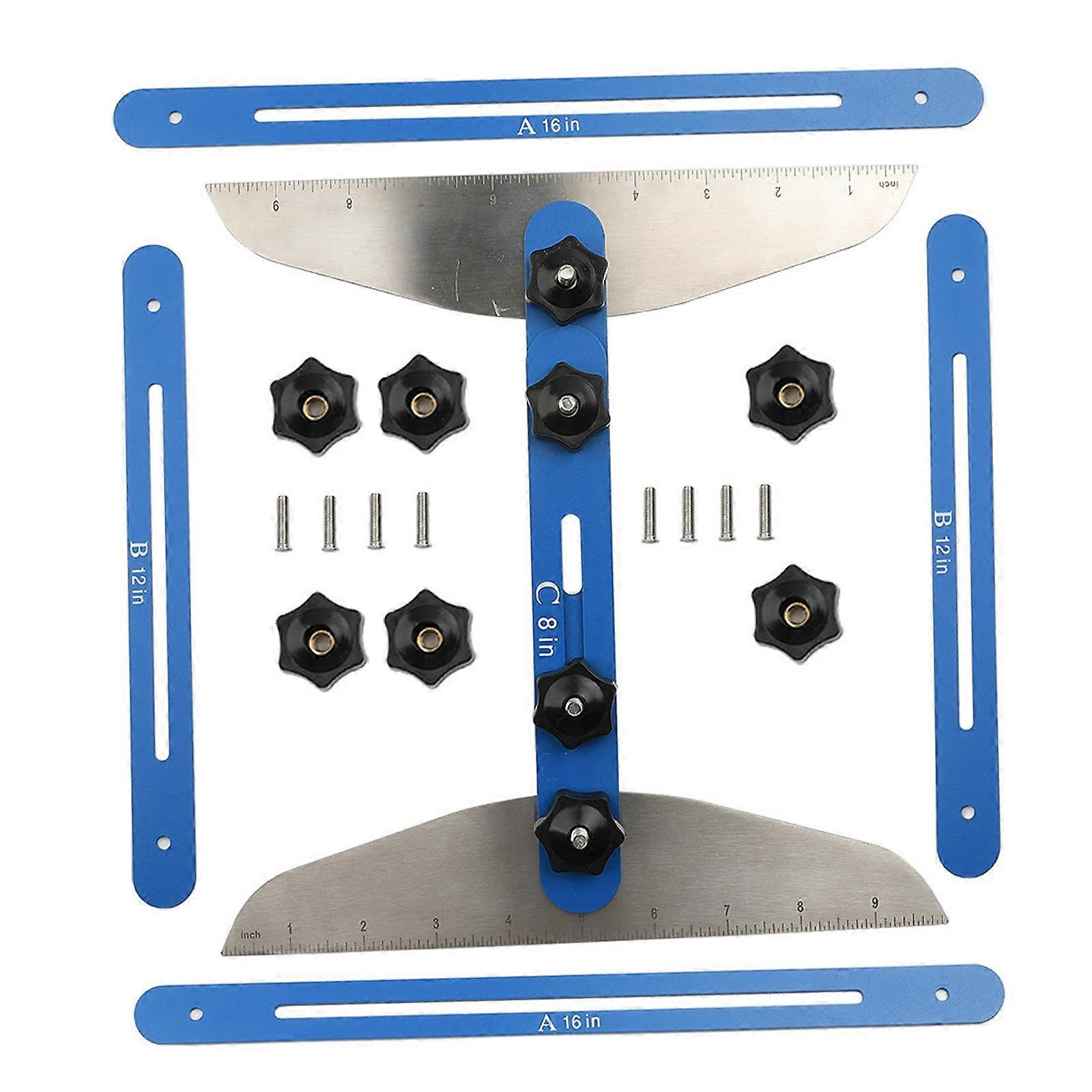 Stair Tread Template Tool Shelf Layout Tool for Cutting Drywall Shelf Risers
