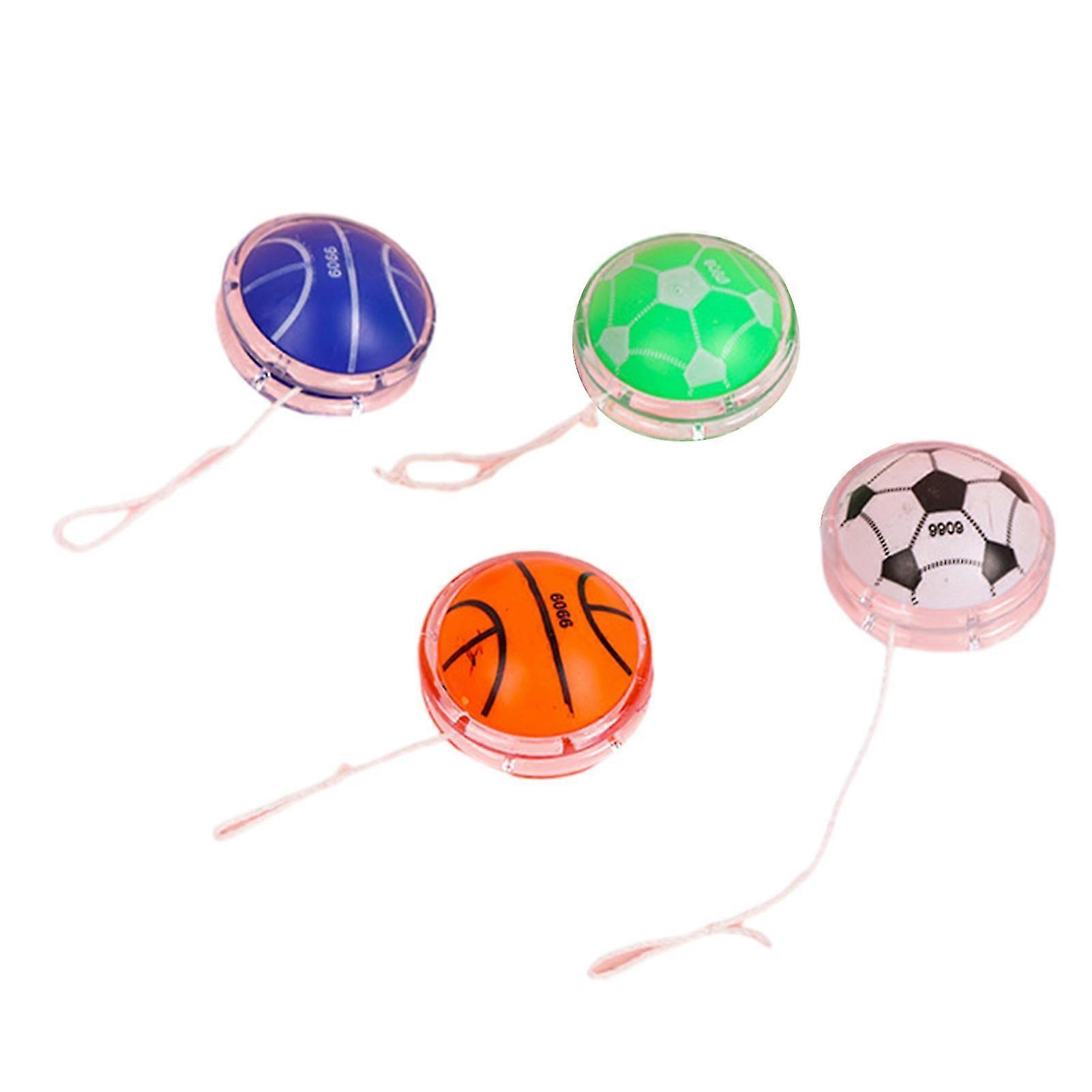 2 Pcs Kids Yoyo Toy Colorful Trick Yoyo Responsive Ball With String Reflexing Auto Return Plastic Yoyo Spinning Toy Professional Responsive Yoyo For B