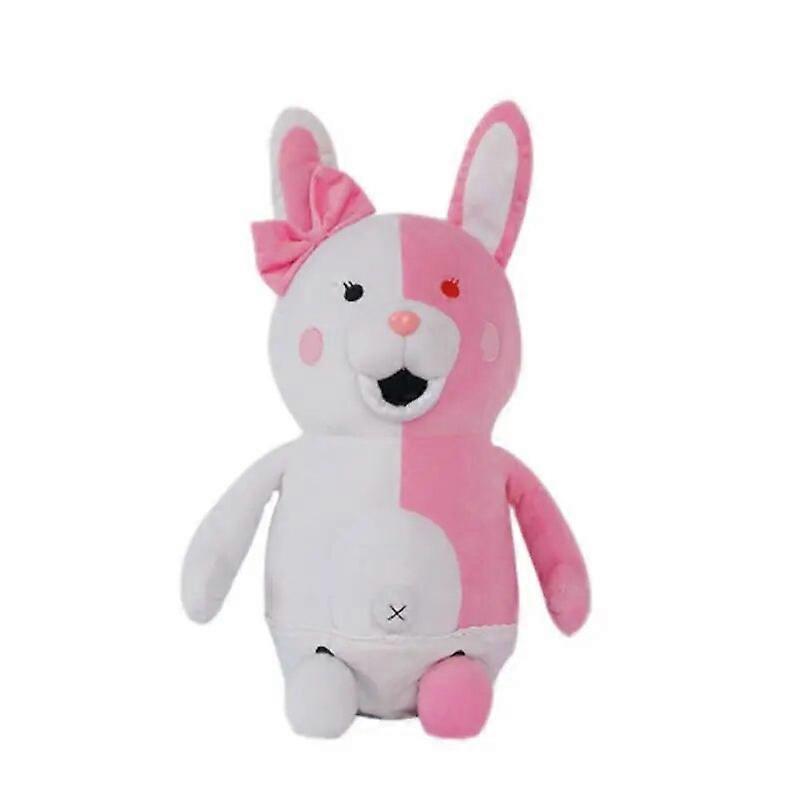 Cojín De Peluche Monokuma Y Monomi-chan – Figuras De Anime Suaves De Algodón PP – Tamaños 25/30 Cm – Decoración De Dormitorio Y Regalo Para Coleccionistas De Danganronpa