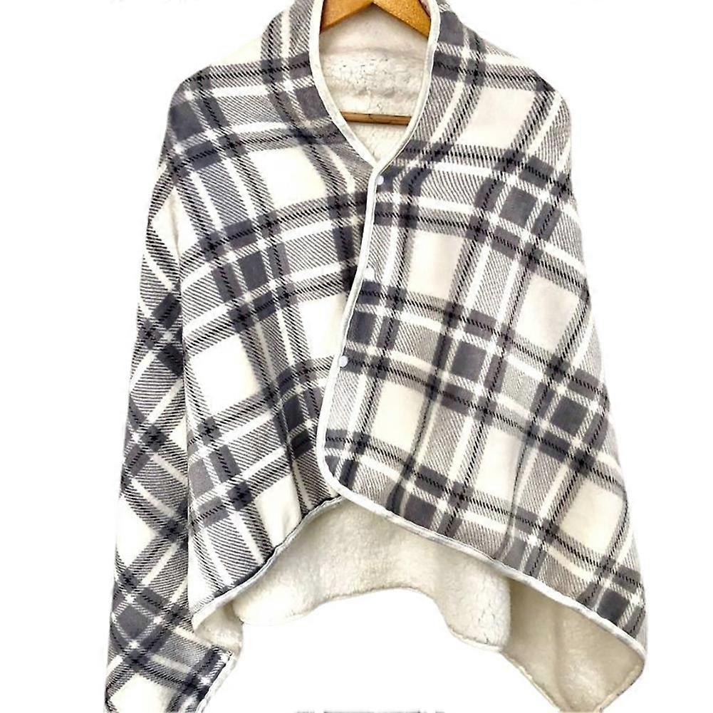 3 Heat Settings Blanket USB Electric Heating Shawl Soft Cold Protection for Indoor Outdoor Warm Carpet Electric Mattress