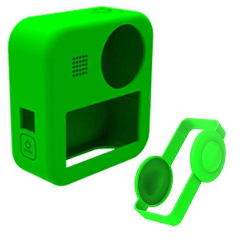 Soft Silicone Protective Housing Case Compatible with -For GoPro MAX 360 Sports Camera Professional Protective Dome Lens Parts