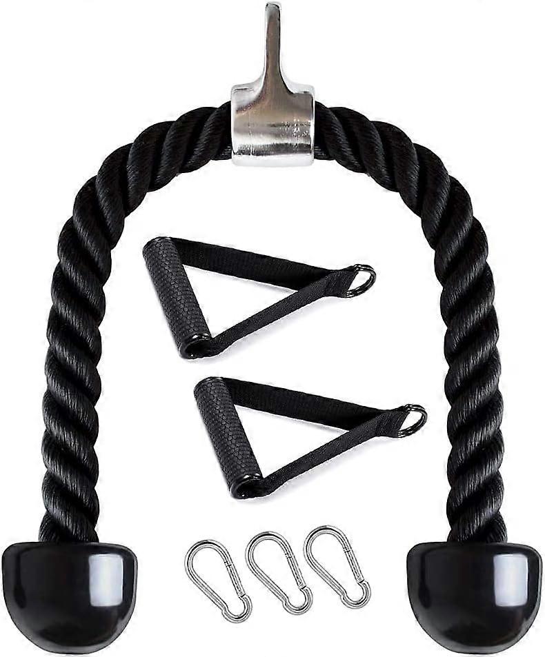 Triceps Push Pull Down Rope Cord, Triceps Pull Rope, Gym Tricep Rope Cable & Pow ^-3