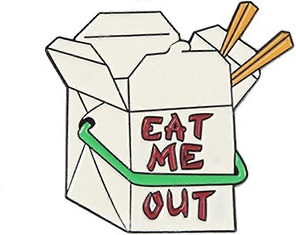 Badge Women Lovely Enamel Lunch Box Brooch Pin Badge Hat Backpack Shirt Jewelry Decor