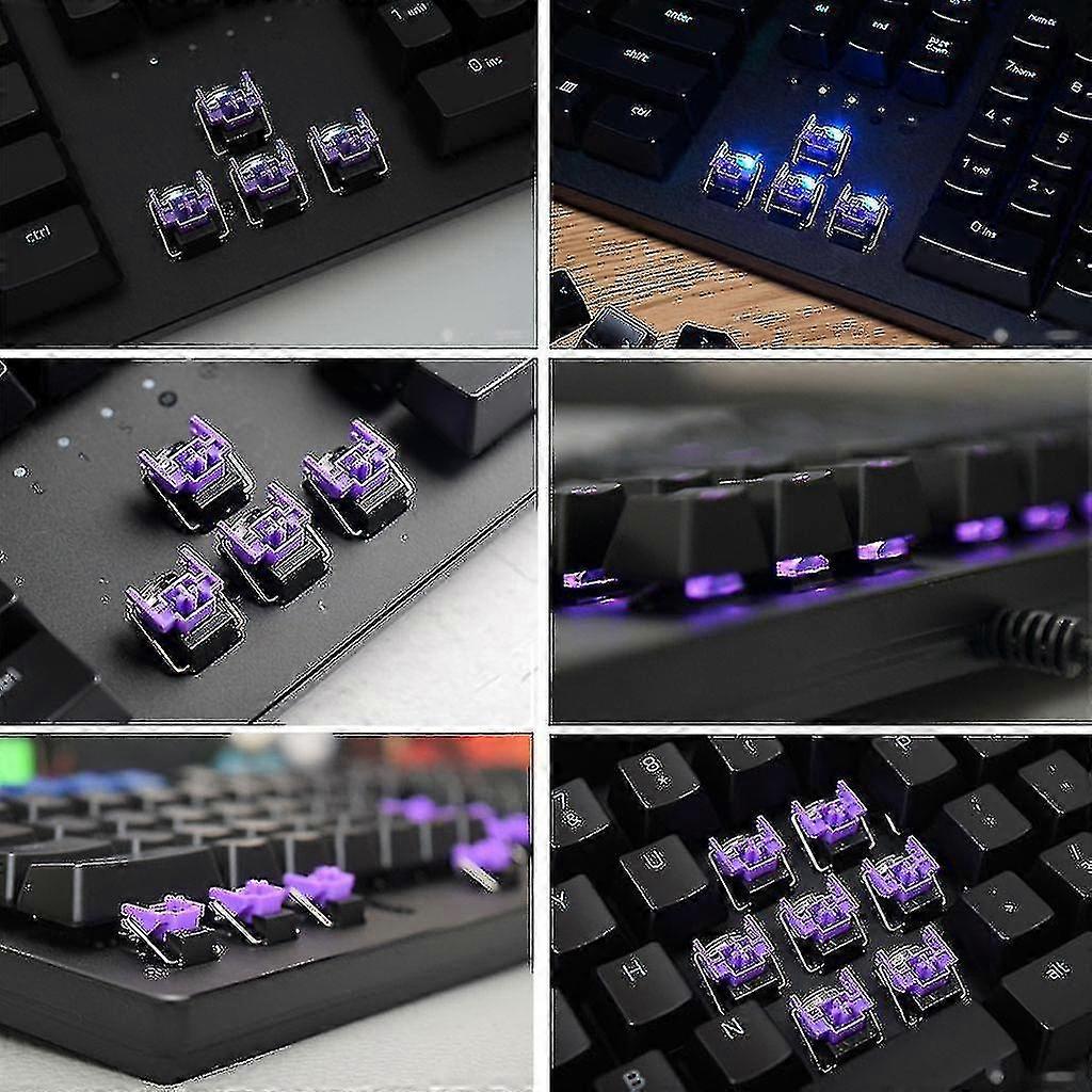 4pcs Razer Purple Optical Switches Hot Swap Switch For Razer Huntsman Elite Gaming Mechanical Keyboard Switches