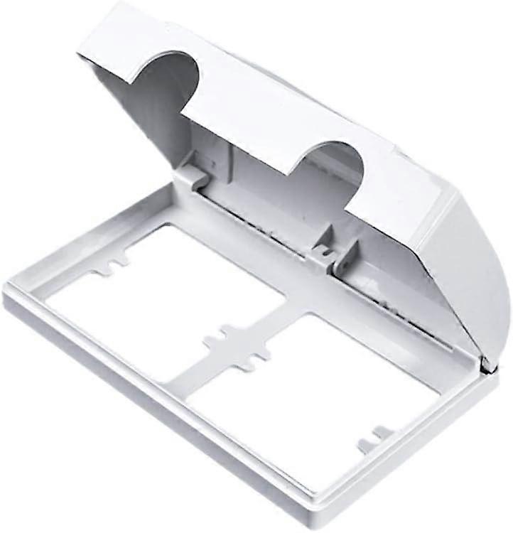 8686mmDouble Electrical Socket Socket Cover Safe Safety Socket Double Socket Protector Covers Baby Child Safety Box