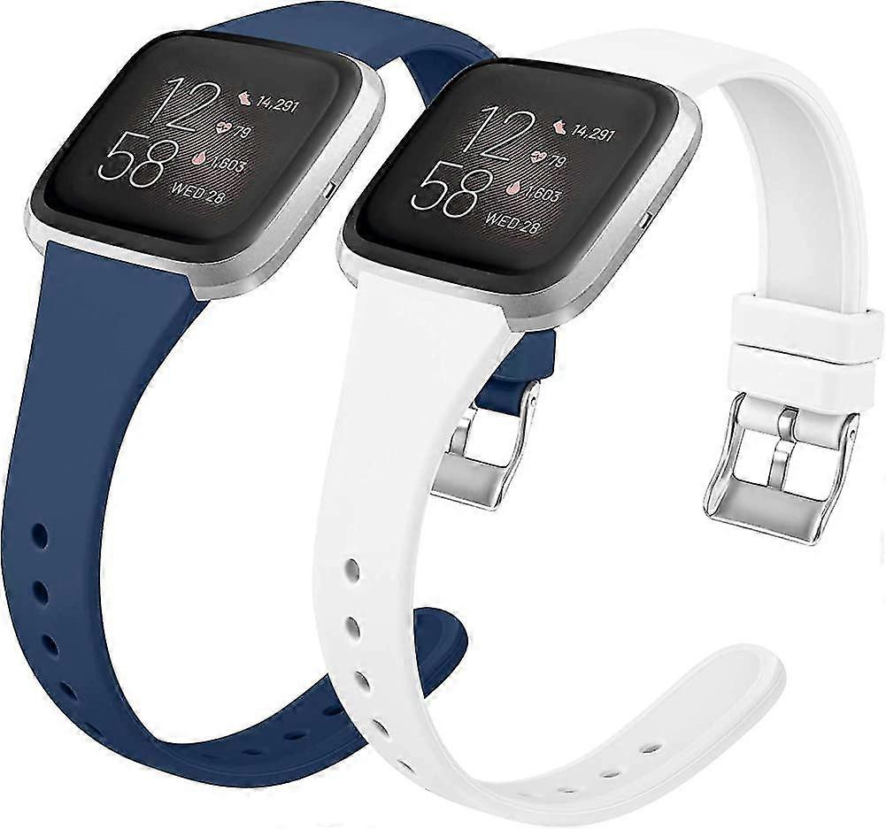 New Compatible With Fitbit Versa Strap/fitbit Versa 2 Strap, Almi Narrow & Thin Soft Gift