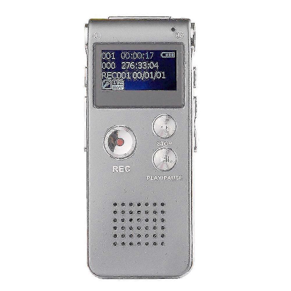 Digital Voice Recorder Voice Activated Recorder For Lectures, Meetings, Interviews 8gb Audio Recorder Mini Portable Tape Dictaphone With Playback, Usb
