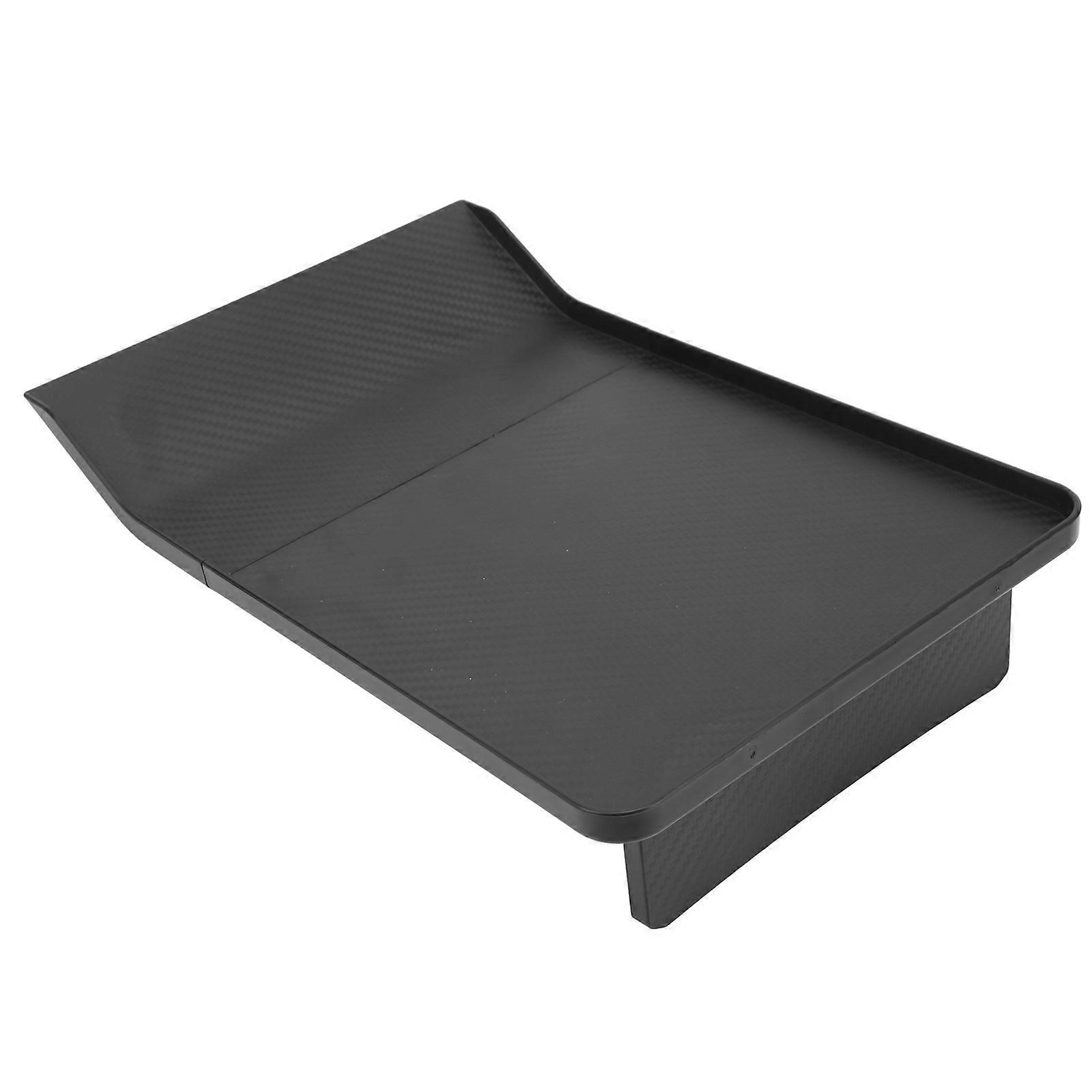 Center Console Tray Replacement for Tesla Model 3 Y 2021 to 2023 ABS Black Food Eating Table