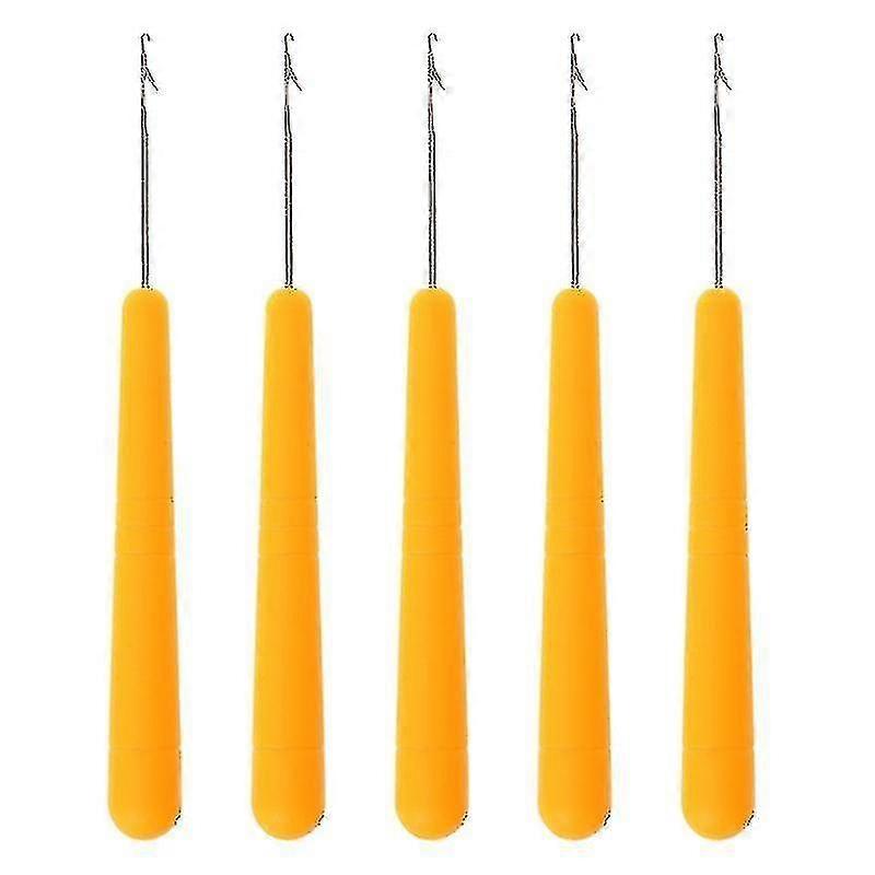 5pcs Crochet Hook For Latch Lock Needle Rug Making Knitting Interlock Diy Craft