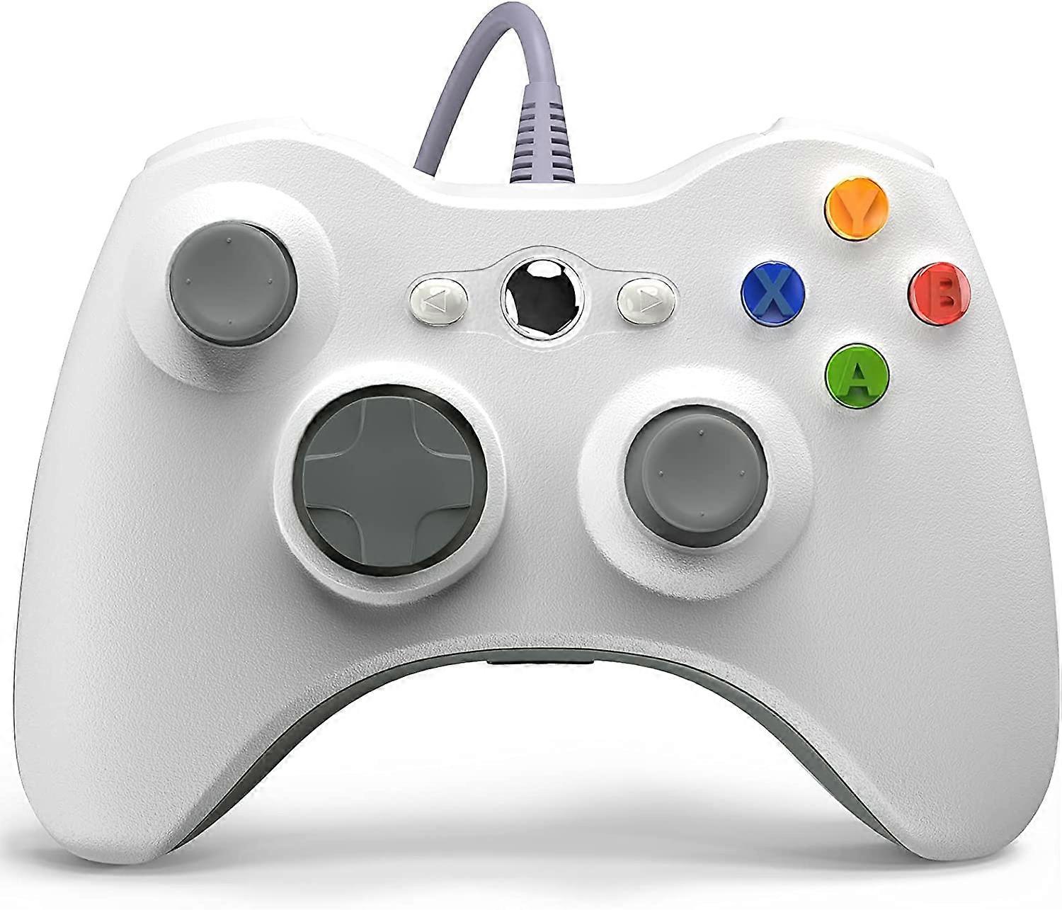 Wired Controller for Xbox 360, YAEYE Game Controller for 360 with Dual-Vibration Turbo Compatible