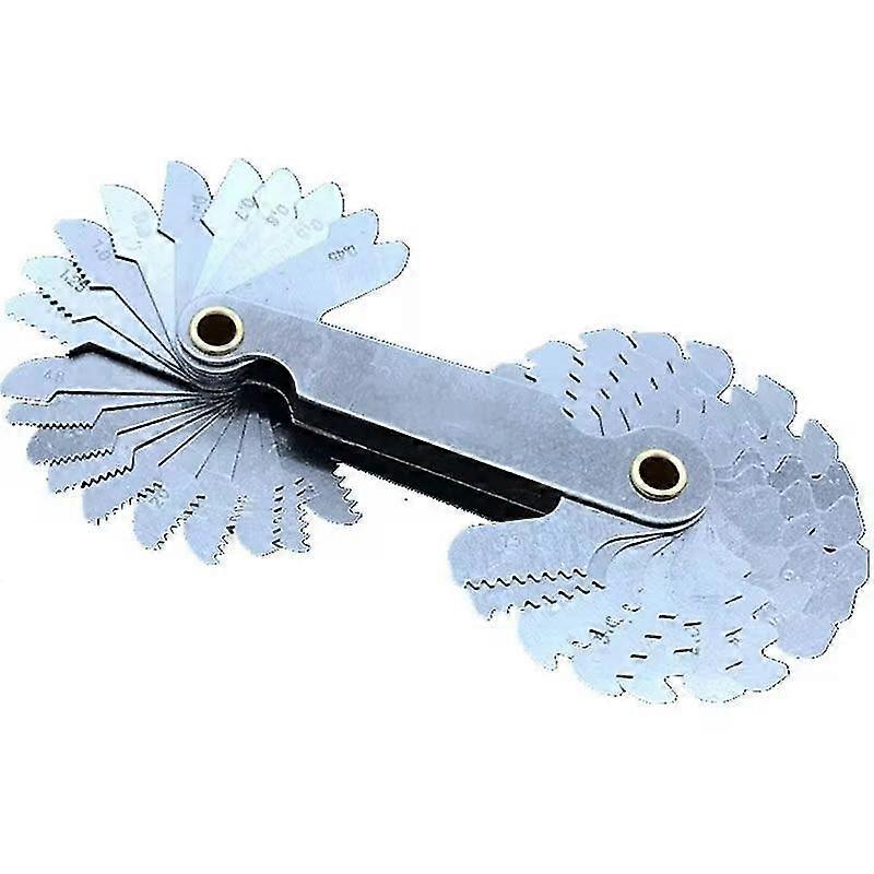 Screw Pitch Gauge, Thread Measuring Gauge, Stainless Steel Thread Plug Gauge, Screw Thread Gauge Tool, Metric And Imperial(1set, Silver)