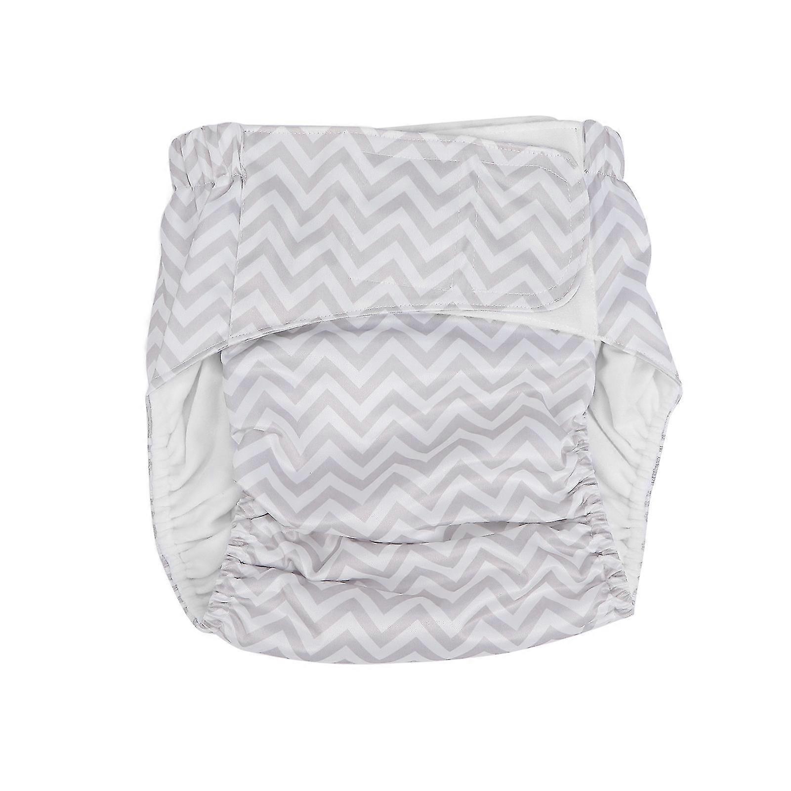 Adult Cloth Diapers Washable and Reusable Nappies with Hook and Loop for Incontinence Care