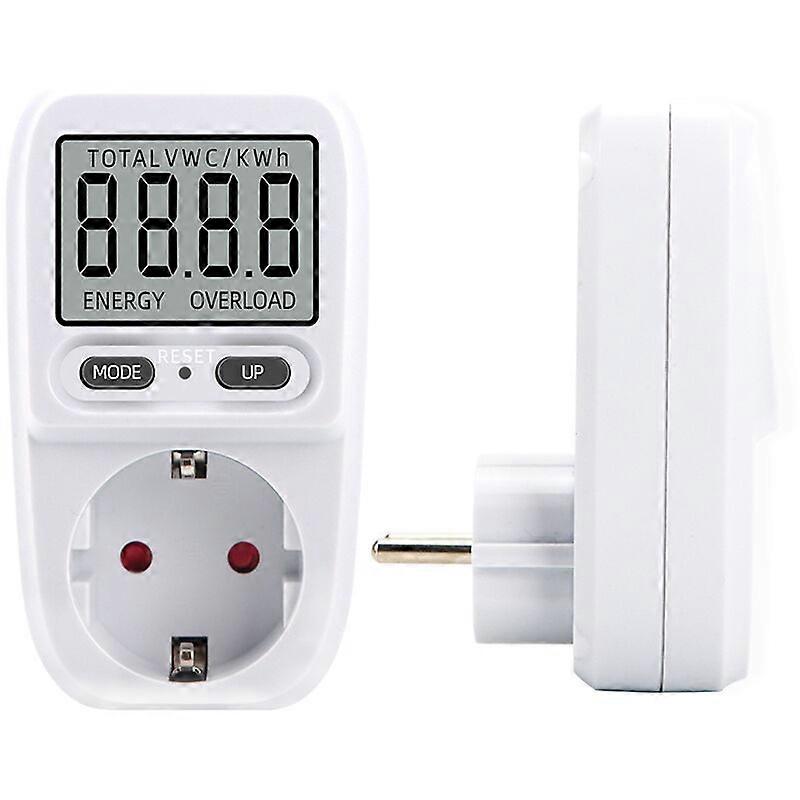 Power Meter 230V/16A, Power Meter Socket Power Meter, Power Consumption Meter Power Consumption Monitor with LCD Screen, Maximum Power 3680W1pcs