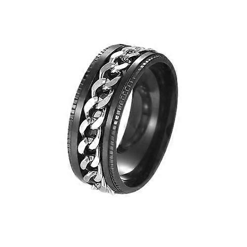 Stylish Chain Rotating Ring For Men's