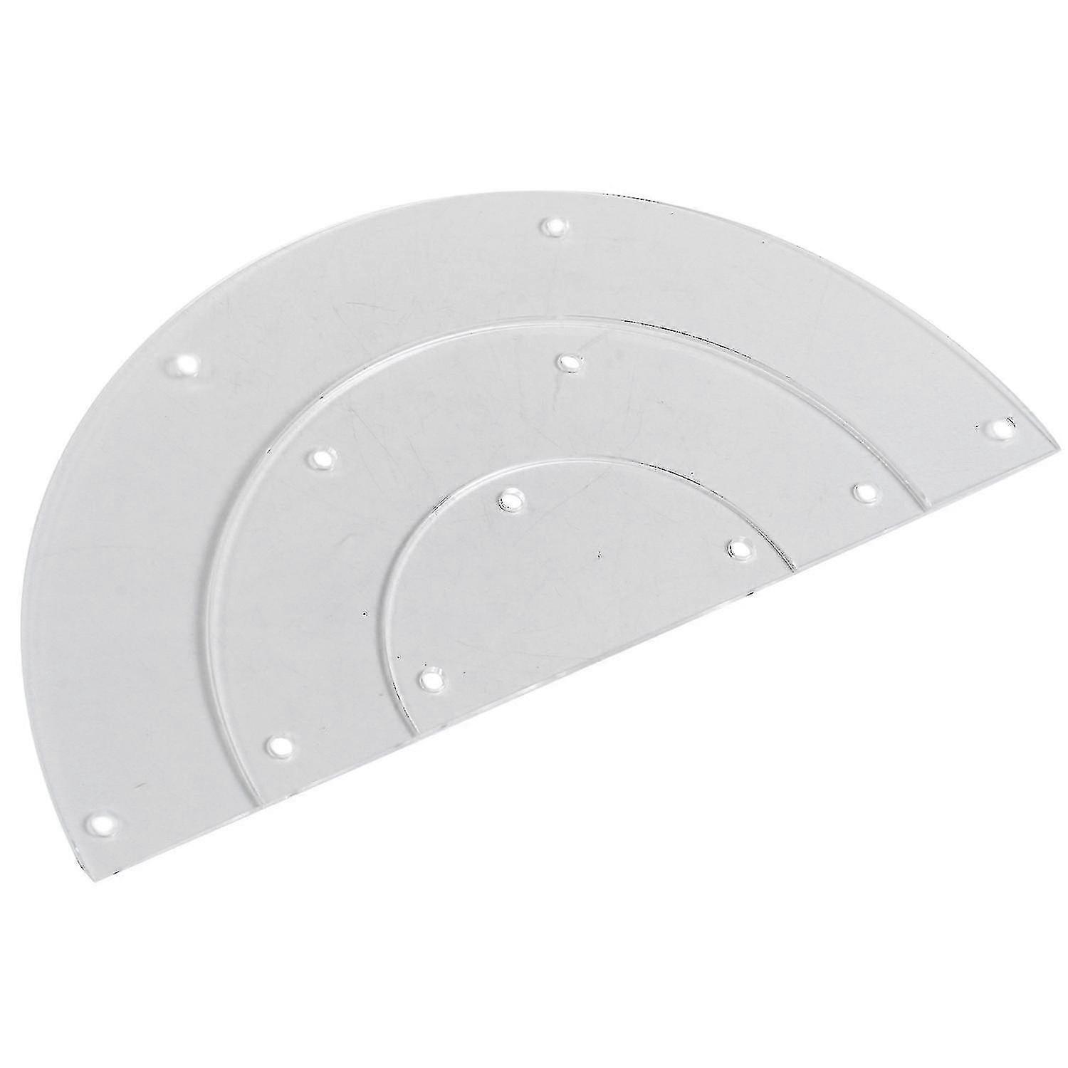 Clear Acrylic 3-Tier Semicircle Cupcake Dessert Display Stand