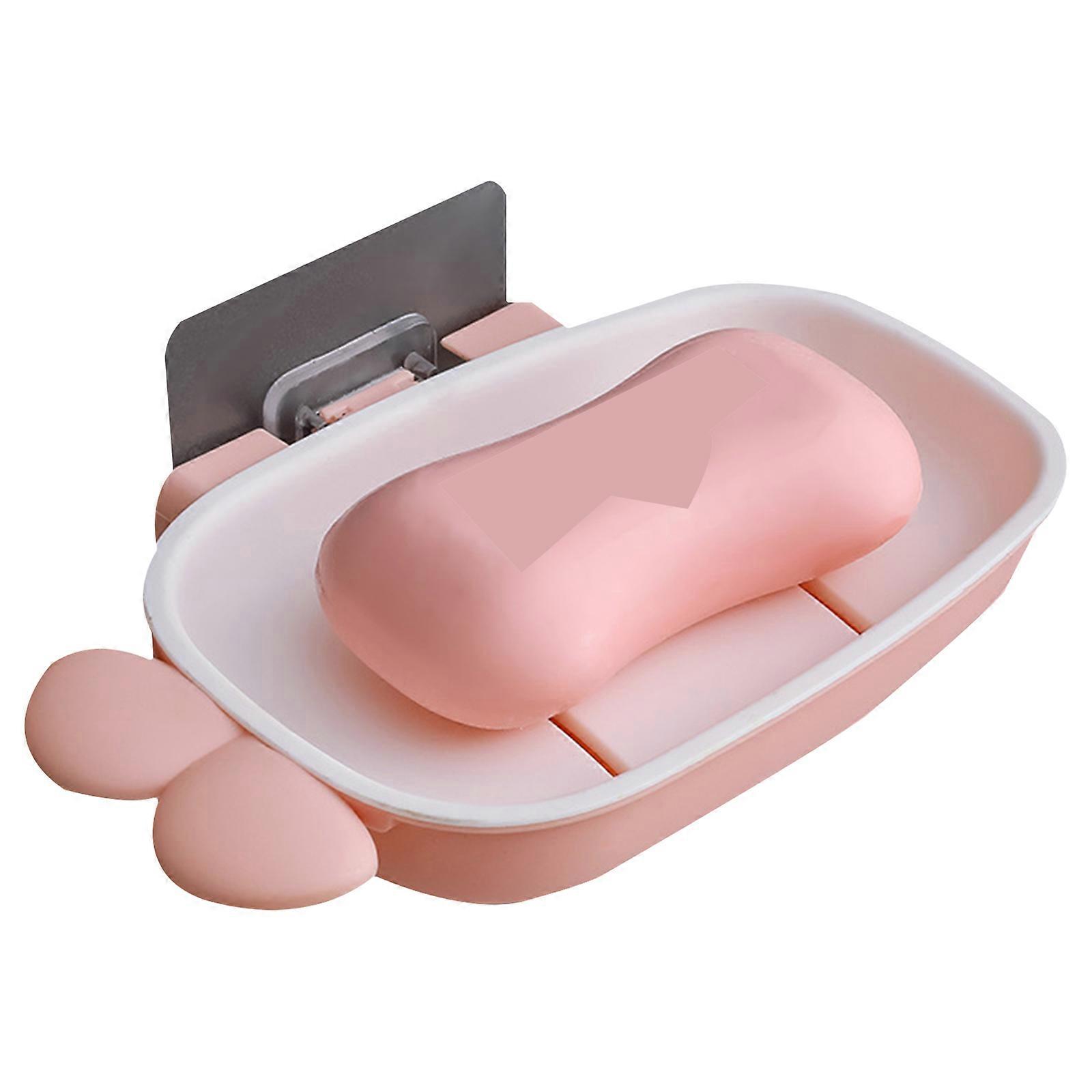 Bathroom Carrot Soap Dish Sink Storage Container Rack Plastic Sponge Holder