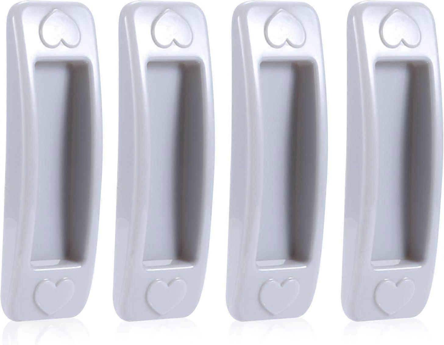 Extra keukenhandgreep, zelfklevend extra handvat, 4 stuks abs zelfklevend