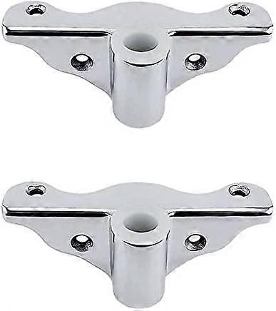 2PCS 316 Stainless Steel Rowlock Oarlock Socket Oarlock Support Bracket for 1/2" Shank
