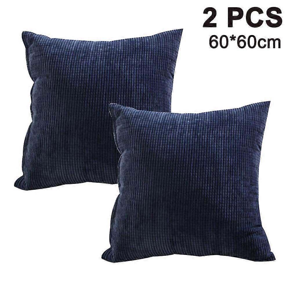 Conjunto de 2 travesseiros almofada de veludo cobre poliéster capa de travesseiro