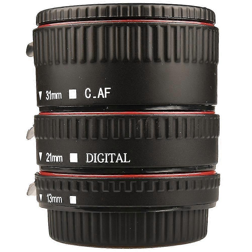 Auto Focus Macro Extension Tube Set for Canon EF and EF-S Lenses - 3 Piece Set - MXBC