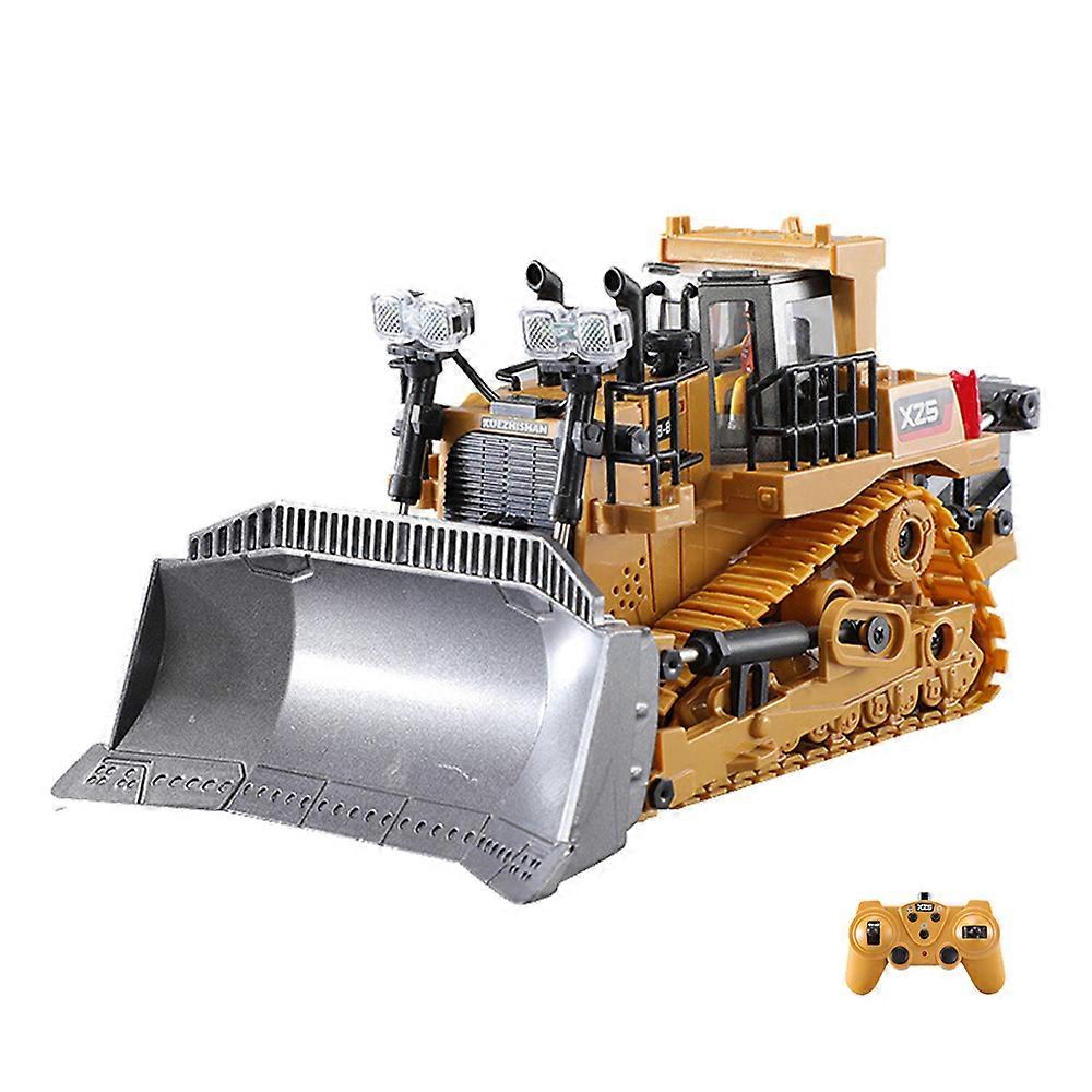RC Camion 1:24 Scala Bulldozer Pesante Lega Trattore Modello Ingegneria Auto Escavatore Auto Radiocomandato Auto Giocattoli per Ragazzi Bambini Regali